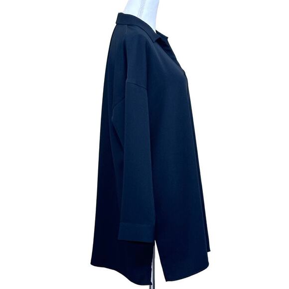 J. Jill black Wearever tunic, large, minimalist, classic, simple, timeless - Picture 2 of 6